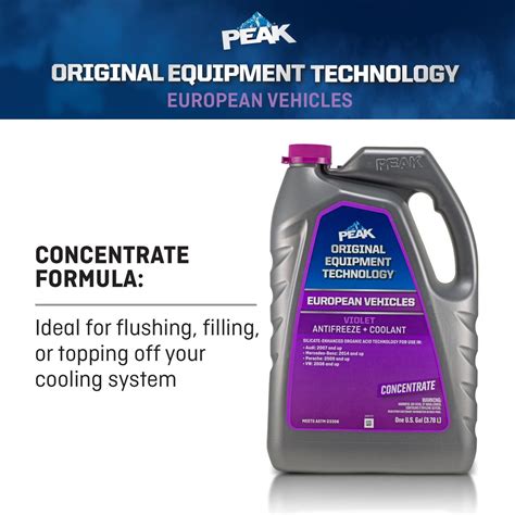 Prestone&39;s AntifreezeCoolants are designed to the highest standards using state of the art technology. . Peak european coolant violet